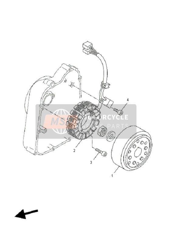 Yamaha YP250R X-MAX 2011 Generatore per un 2011 Yamaha YP250R X-MAX